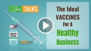 the ideal vaccines for a healthy business - dori talks play banner