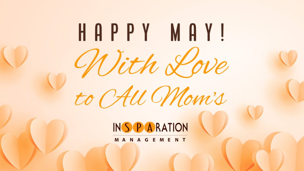 happy may newsletter banner by insparation management