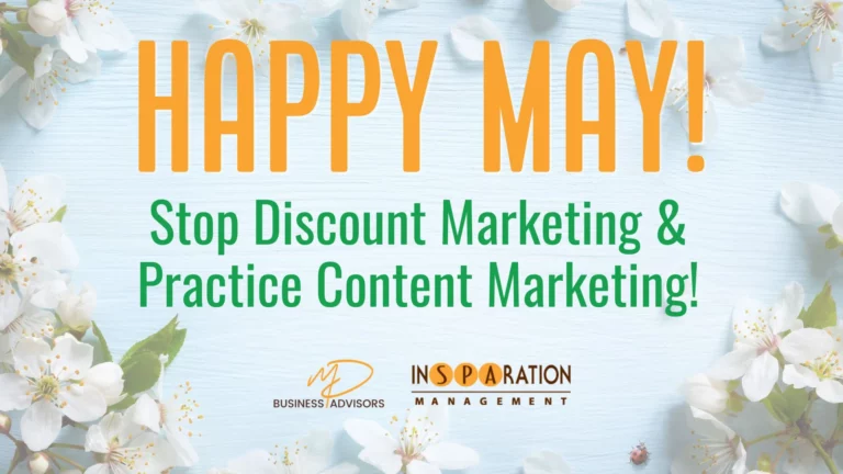 Stop discount marketing and practice content marketing.