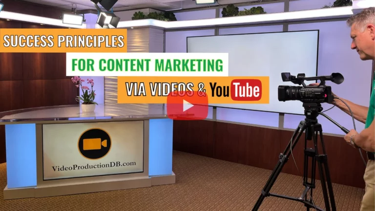 Success Principles for Content Marketing via Videos on Youtube
